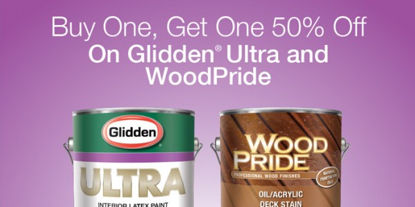 Dulux Buy One, Get One 50% Off On Glidden Ultra and WoodPride